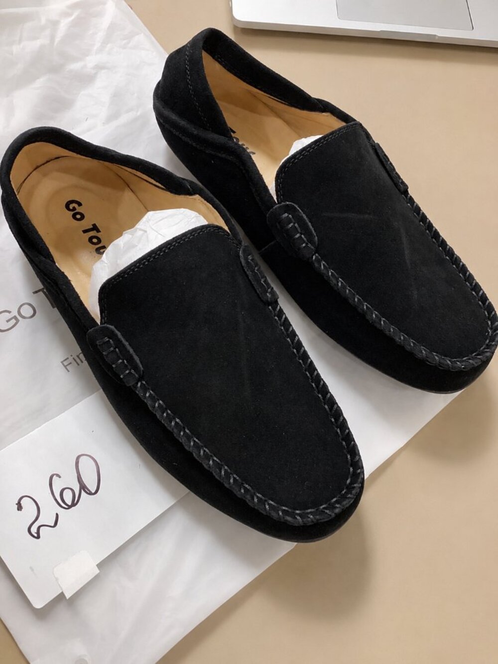Go Tour Mens Penny Loafers Moccasin Driving Shoes, Slip-On Flats Boat Shoes Men